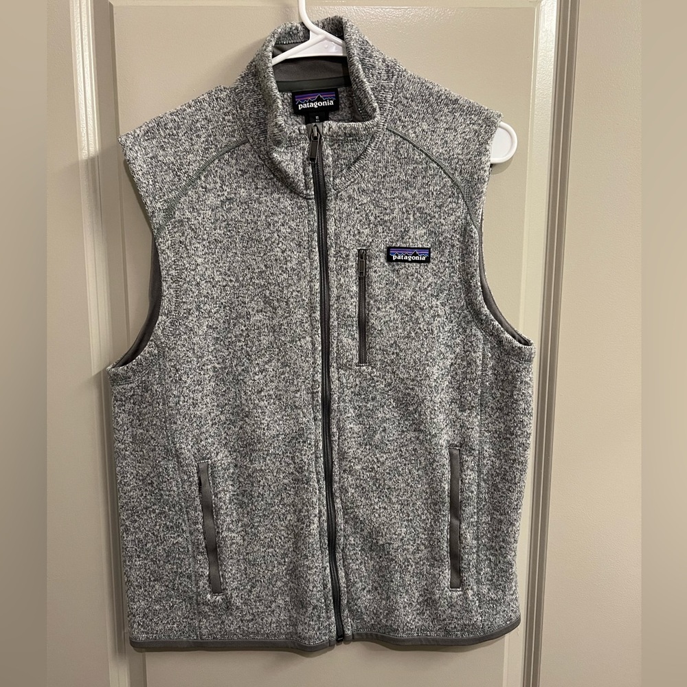 Men’s better Sweater Fleece Vest Stonewash color size Medium